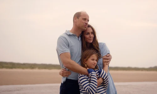 Prințesa Charlotte cu Prințul William și Prințesa Kate, Profimedia jpg