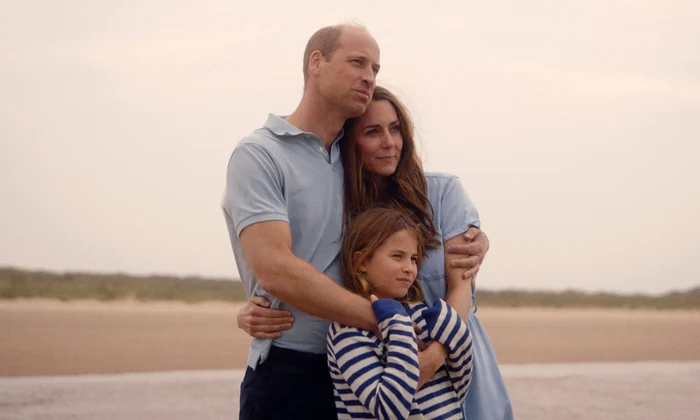 Prințesa Charlotte cu Prințul William și Prințesa Kate, Profimedia jpg