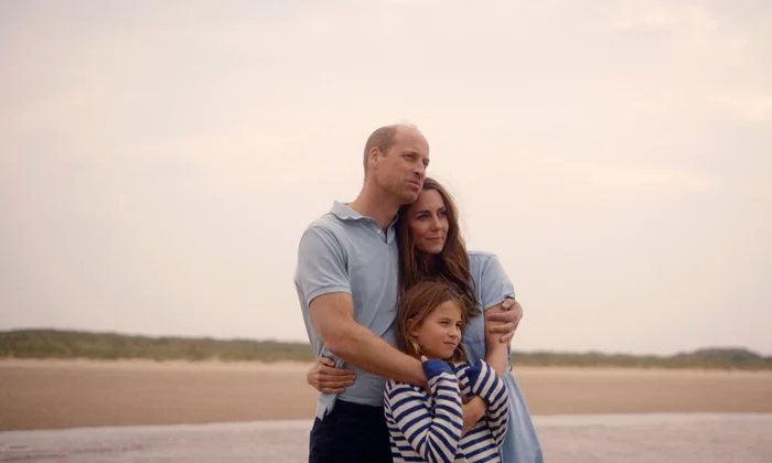 Prințesa Charlotte cu Prințul William și Prințesa Kate, Profimedia jpg