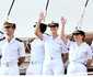 Prințesa Leonor pe nava țcoala Elcano. FOTO: Casa Regală spaniolă