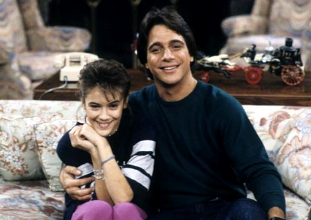 Alyssa, alături de Tony Danza, în serialul "Who's The Boss"