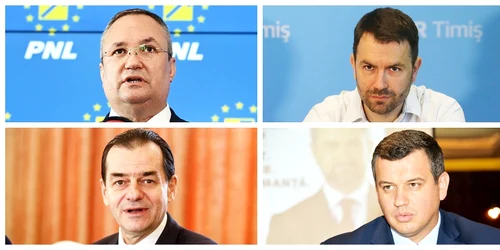 Nicolae Ciucă, Cătălin Drulă, Ludovic Orban, Eugen Tomac (foto Mediafax Foto)