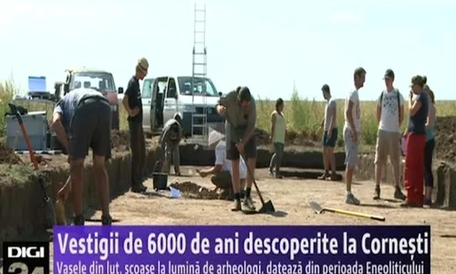 Vestigii de 6 000 de ani descoperite la Corneşti jpeg