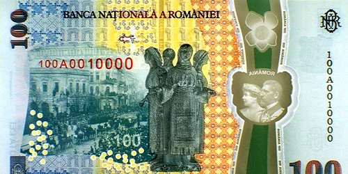 bancnota centenar verso