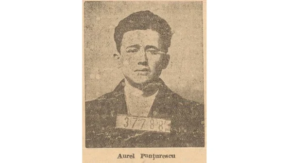 Fotografia spărgătorului Aurel Panțurescu, zis „Aroncuteanu”, publicată de ziarul „Timpul” din 7 ianuarie 1945