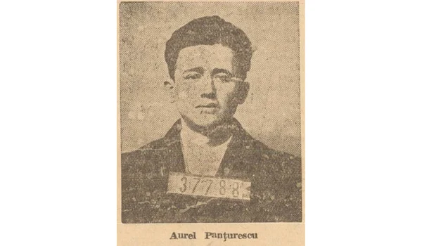 Fotografia spărgătorului Aurel Panțurescu, zis „Aroncuteanu”, publicată de ziarul „Timpul” din 7 ianuarie 1945