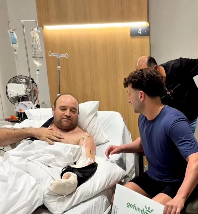 Ahmed Al Ahmed a fost foarte emoționat să afle că a primit donații (Foto: Captură video)