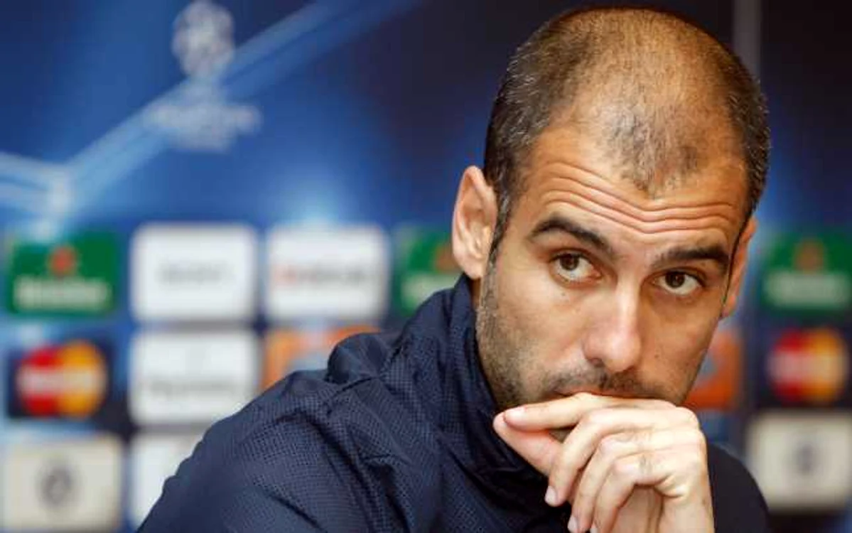 Guardiola, trist