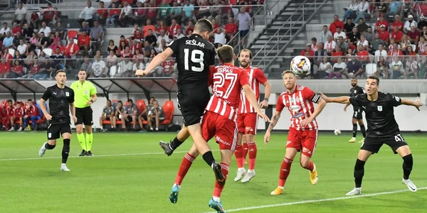 Meciul de fotbal dintre Sepsi OSK Sfantu Gheorghe si Olimpija Ljubljana FOTO Bogdan Balas/SPORT PICTURES