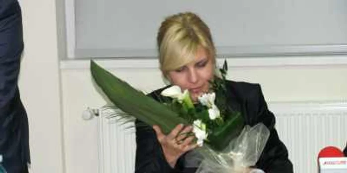 Elena Udrea a fost şi în luna februarie la Zalău FOTO Arhivă