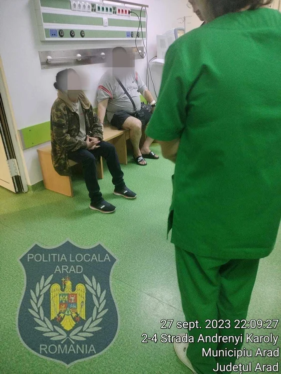 Femeia o sa fie internată la psihiatrie FOTO Poliția Locală 