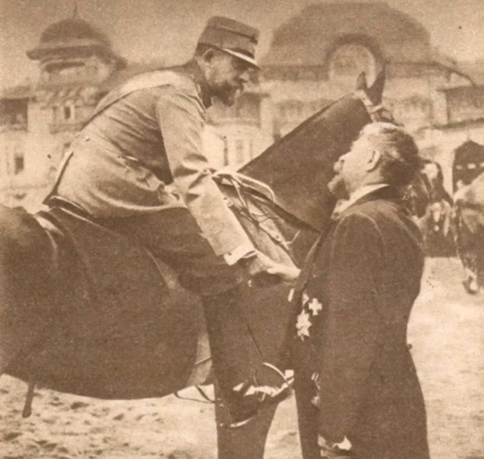 Regele Ferdinand și Ionel Brătianu la Alba Iulia, în 1922