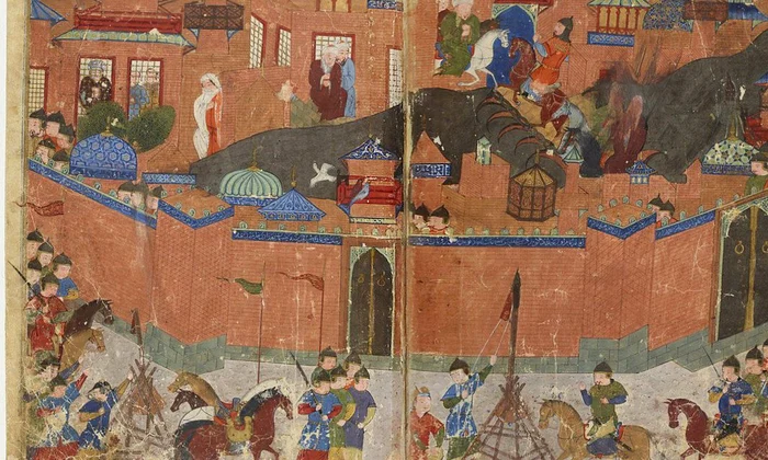 Asediul sângeros al mongolilor asupra Bagdadului jpeg