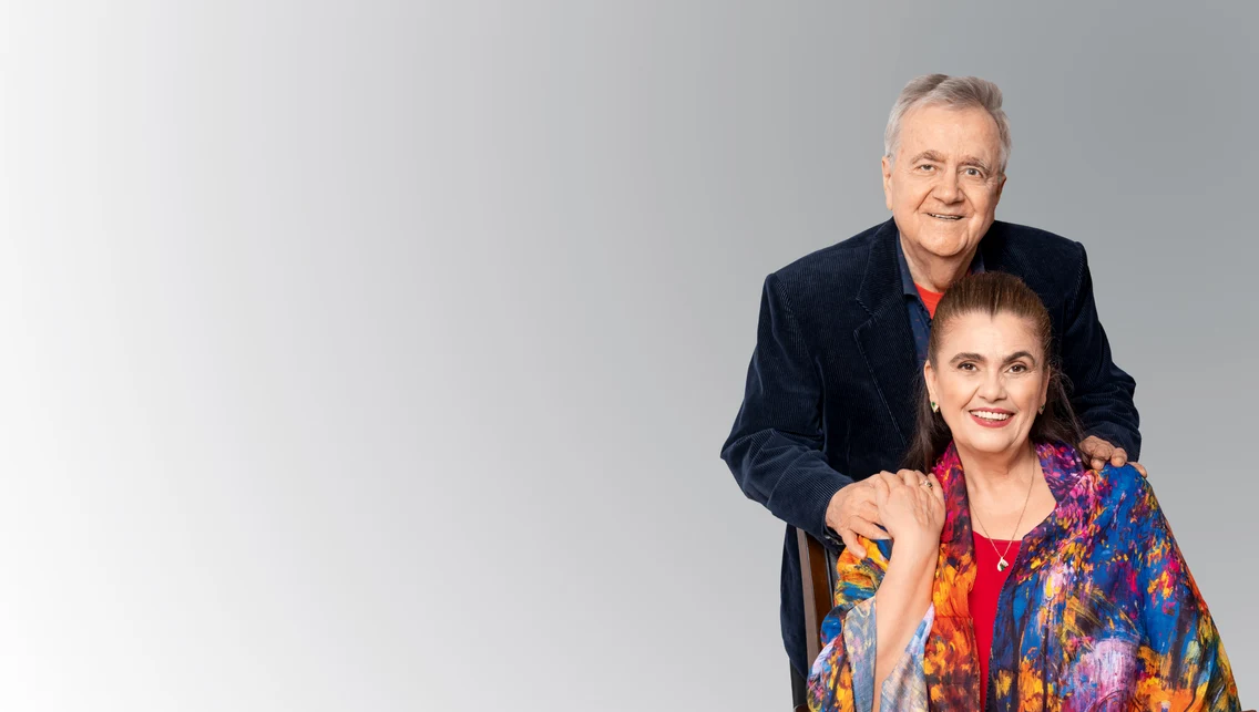 Soprana Felicia Filip, alături de soțul său, regizorul Cristian Mihăilescu. FOTO: Sorin Stana, OK! Magazine