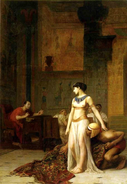 cleopatra and caesar by jean leon gerome jpg jpeg