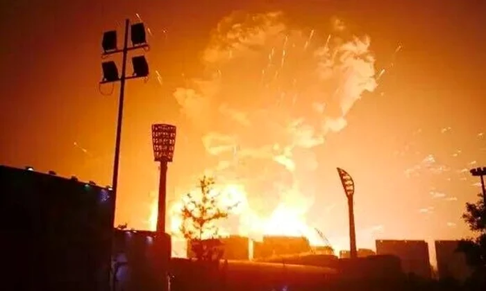 Explozie în China