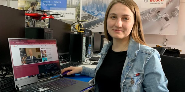 Silvia Murzacov studenta Inginerie  FOTO Florin Marin Bogdan jpg