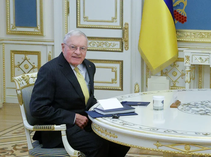 Trimisul special pentru Ucraina și Rusia Keith Kellog, în vizită la Kiev FOTO EPA-EFE