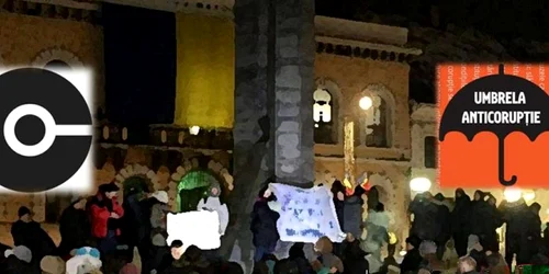 anunt protest cluj foto umbrela anticoruptie cluj/facebook
