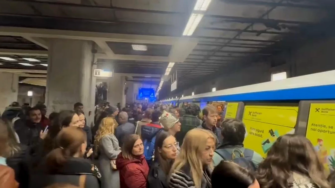 Haos la metrou FOTO Captură video Antena 3 CNN