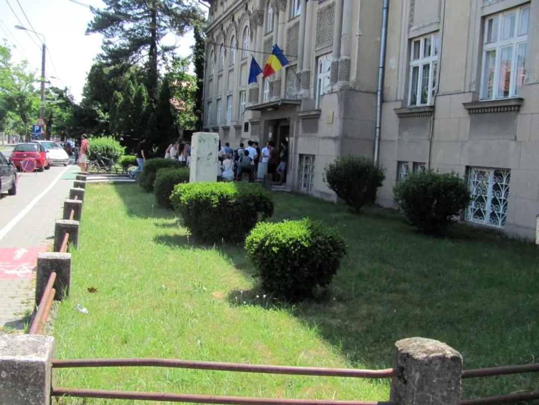 Furtul statuilor din Timişoara FOTO Ştefan Both