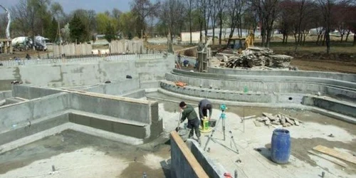 Şapte bazine sunt realizate în proporţie de 80-90%/foto: Arhiva