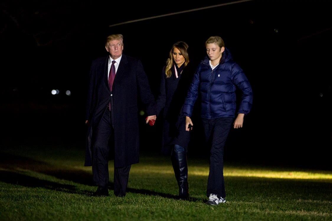 Barron Trump a crescut enorm în ultimii doi ani