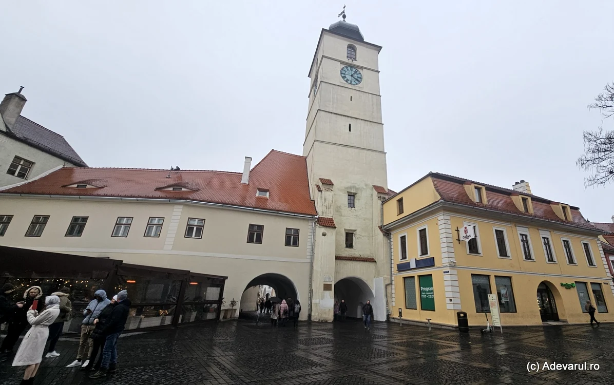 Turnul Sfatului din Sibiu. Foto: Daniel Guță. ADEVĂRUL