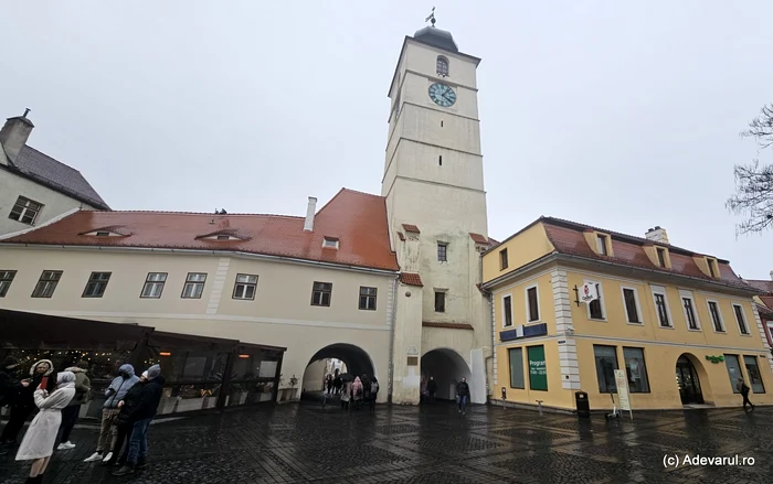 Turnul Sfatului din Sibiu. Foto: Daniel Guță. ADEVĂRUL