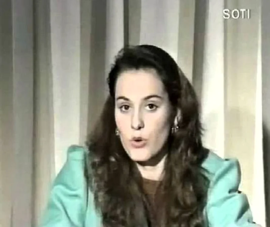 Andreea Esca, la debutul în televiziune