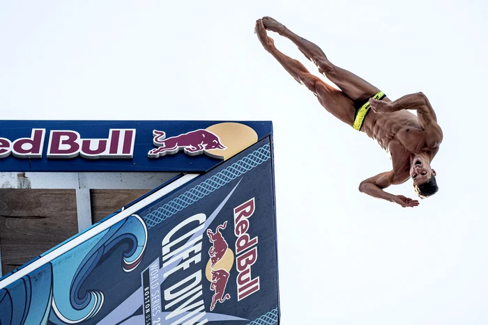 Constantin Popovici, în acțiune. FOTO: Red Bull