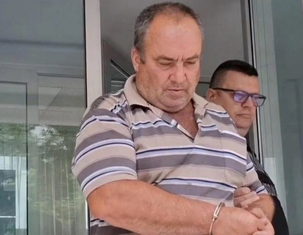 Bărbatul a fos arestat FOTO: captura video