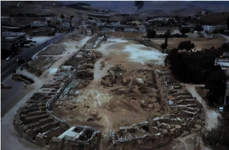 Hipodromul antic din Jerash, locul în carea a fost descoperită groapa comună (© Karen Hendrix, Universitatea din Sydney)