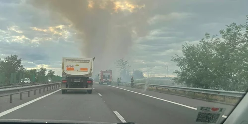 incendiu de vegetatie a2 calarasi png