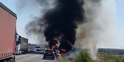 incendiu masina centura lugoj captura video jpg