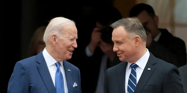 Joe Biden la Varşovia - 26 mar 2022 / FOTO EPA-EFE
