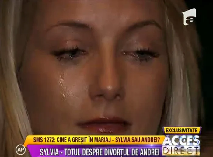Sylviei i-au dat lacrimile când a vorbit despre divorţ