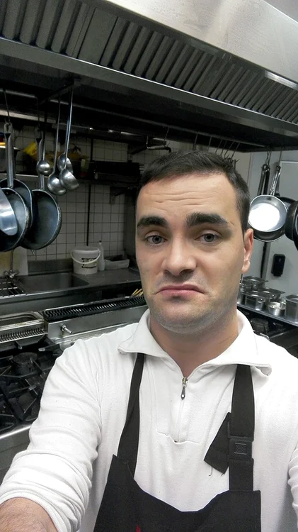 Ionuț Anton, în bucătărie