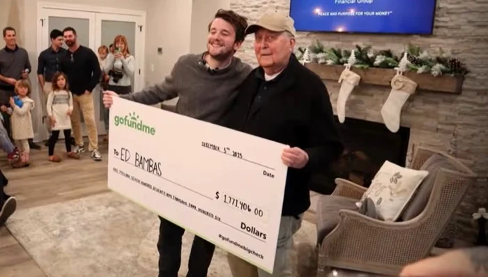 Un văduv de 88 de ani, care și-a pierdut pensia, a devenit milionar / foto: captură video