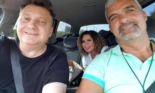 Mihai Alexandru, Luminița Anghel și Aurelian Temișan, 3 prieteni buni jpeg