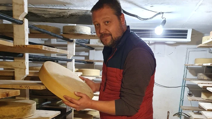 Istvan, mândru de producția de cașcaval