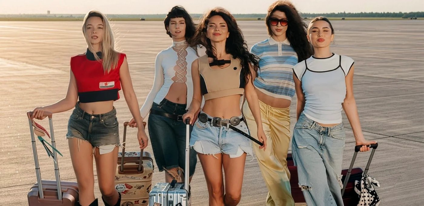 Inna a filmat pe Aeroportul Otopeni foto: arhiva personală 