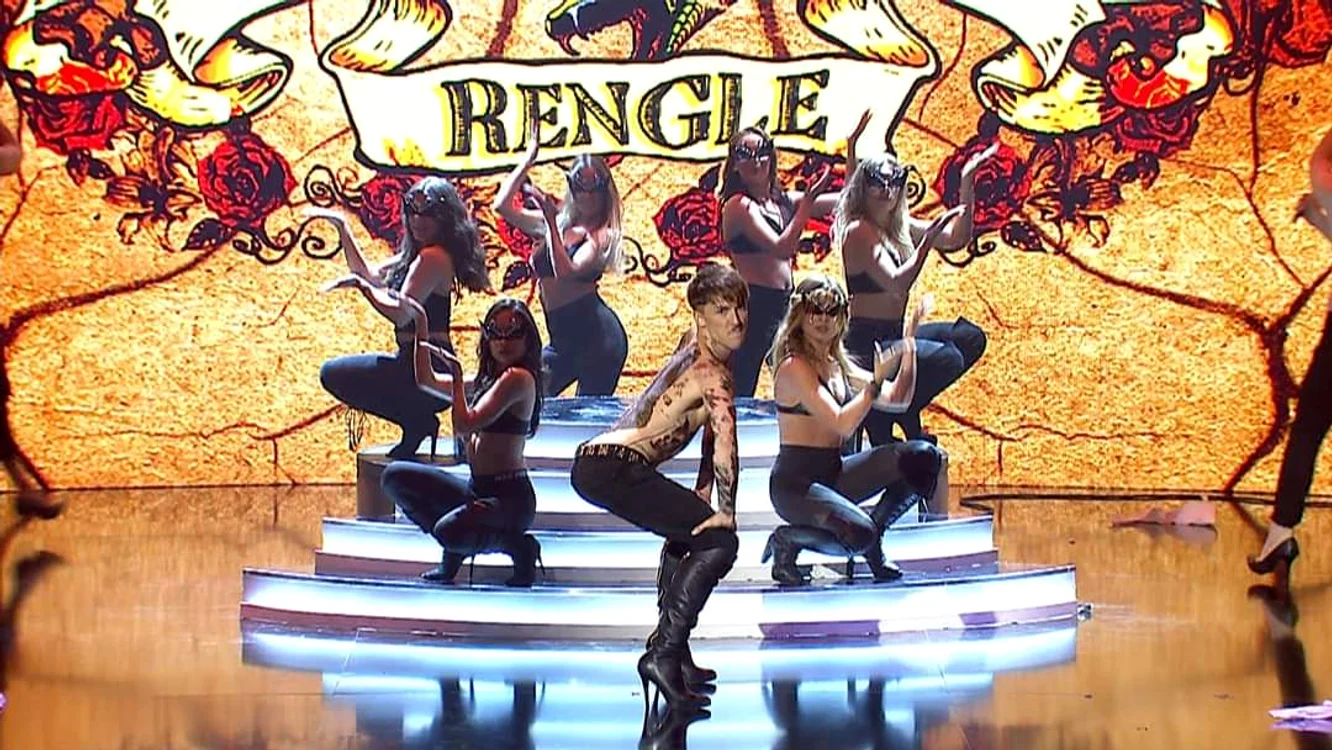 Rengle a făcut furori  la multe emisiuni