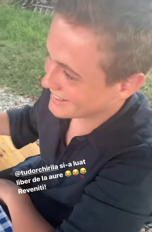 Aris Eram pare să se simtă foarte bine în compania lui Tudor Chirilă