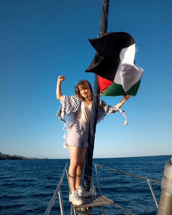Greta Thunberg face parte din Global Sumud Flotilla. FOTO FB Greta Thunberg