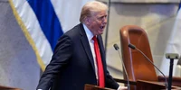Donald Trump, discurs în Parlamentul israelian FOTO Profimedia