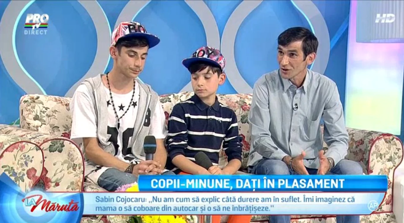 Tatăl celor doi băieţi nu mai poate să-i întreţină pe cei doi