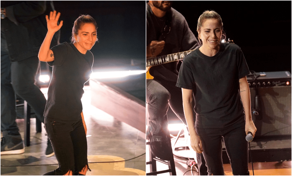 Lady Gaga, fără machiaj și cu blugi rupți pe scena Premiilor Oscar 2023 VIDEO 