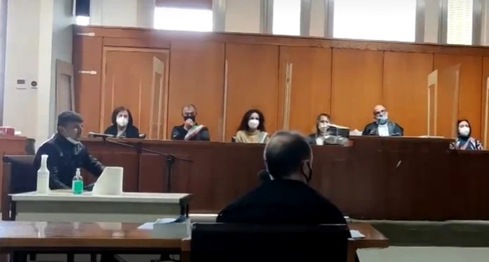 Cristian Daravoinea mărturisindu-şi crima în instanţă Captura YouTube