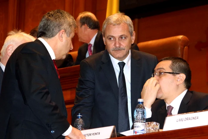 Liviu Dragnea nu l-a lăsat pe Victor Ponta să se laude cu noile măsuri fiscale Foto: mediafax